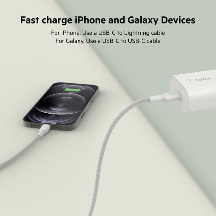 Belkin USB-C PD 3.0 PPS Wall Charger 25W