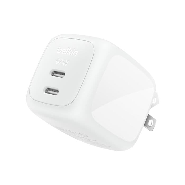 Belkin Dual USB-C GaN Wall Charger 50W + USB-C Cable